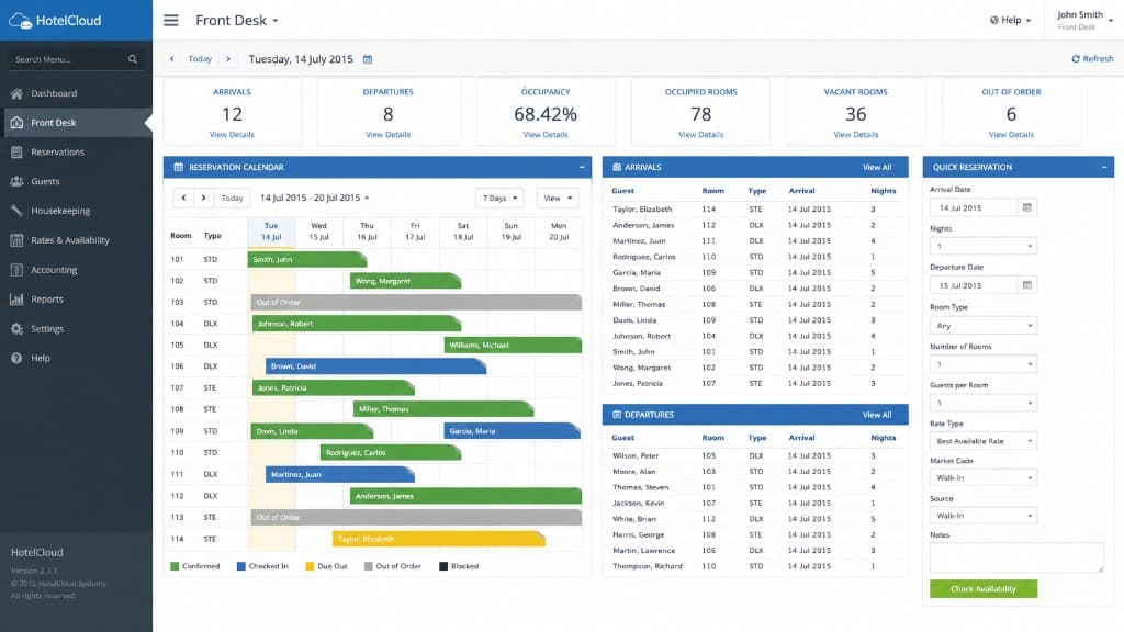 Frontdesk Anywhere product interface